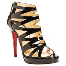 Sandales Christian Louboutin Fernando 120 mm noires Sandales Christian Louboutin Fernando 120 mm noires